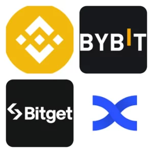 Binance ByBit Bitget kriptotőzsdék